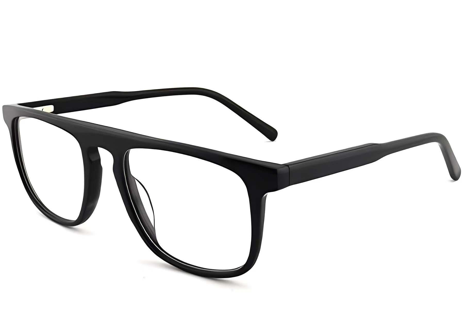 Aviator Black Acetate Glasses #BS2012-0630