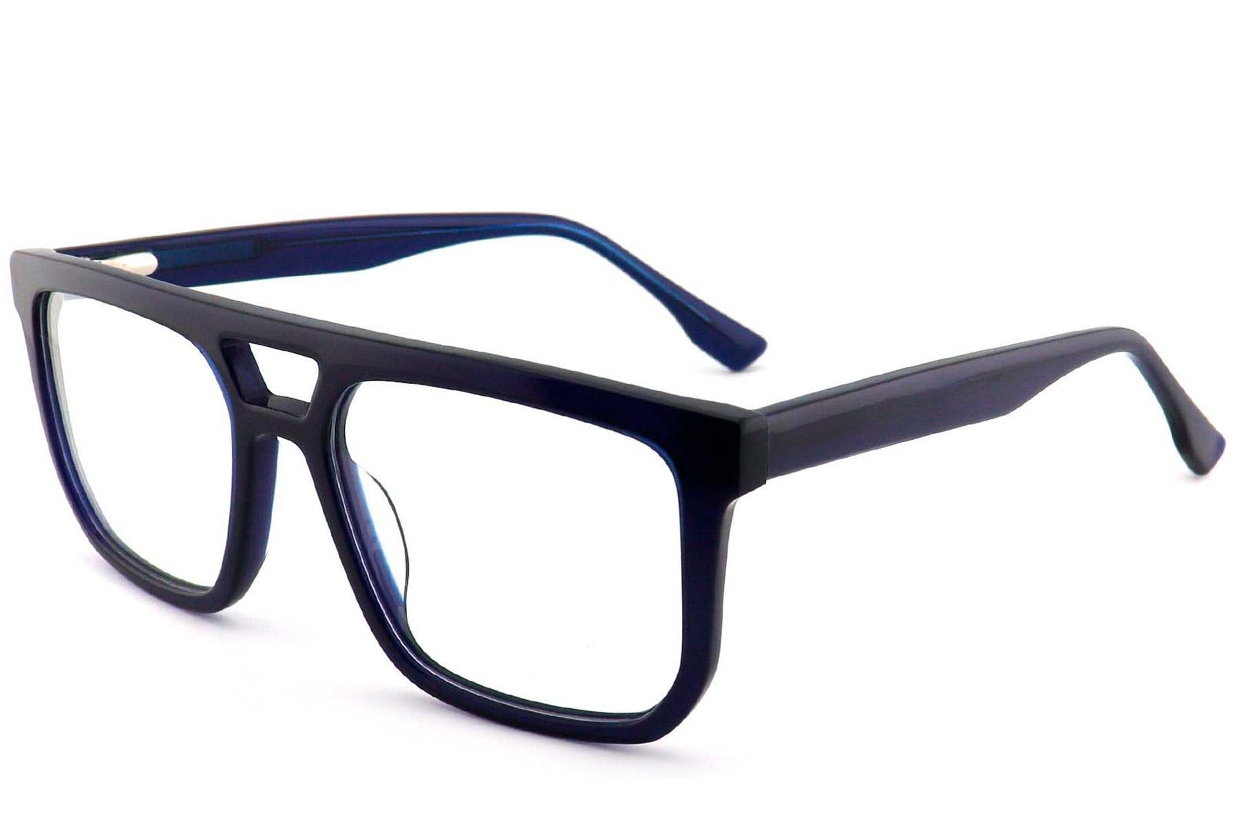 Aviator Blue Acetate Glasses #BS2012-0705