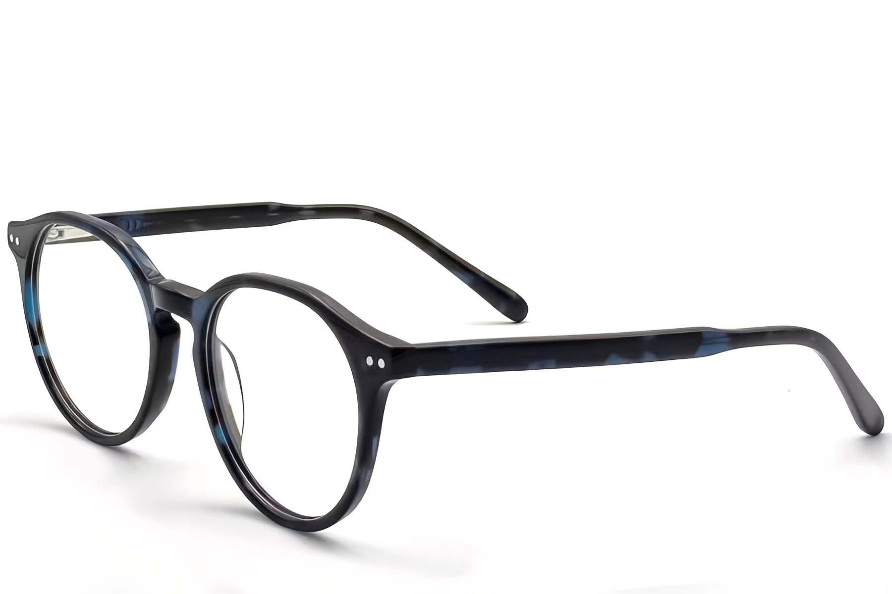 Oval Tortoiseshell Acetate Glasses #BS2012-0709