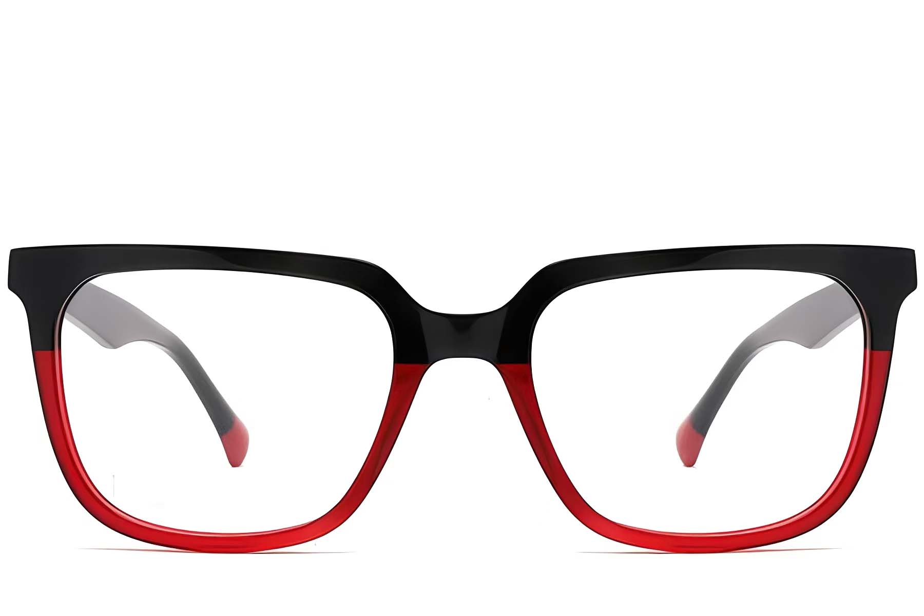 BS2012-0826_Red_Rectangular_Acetate_Glasses_front