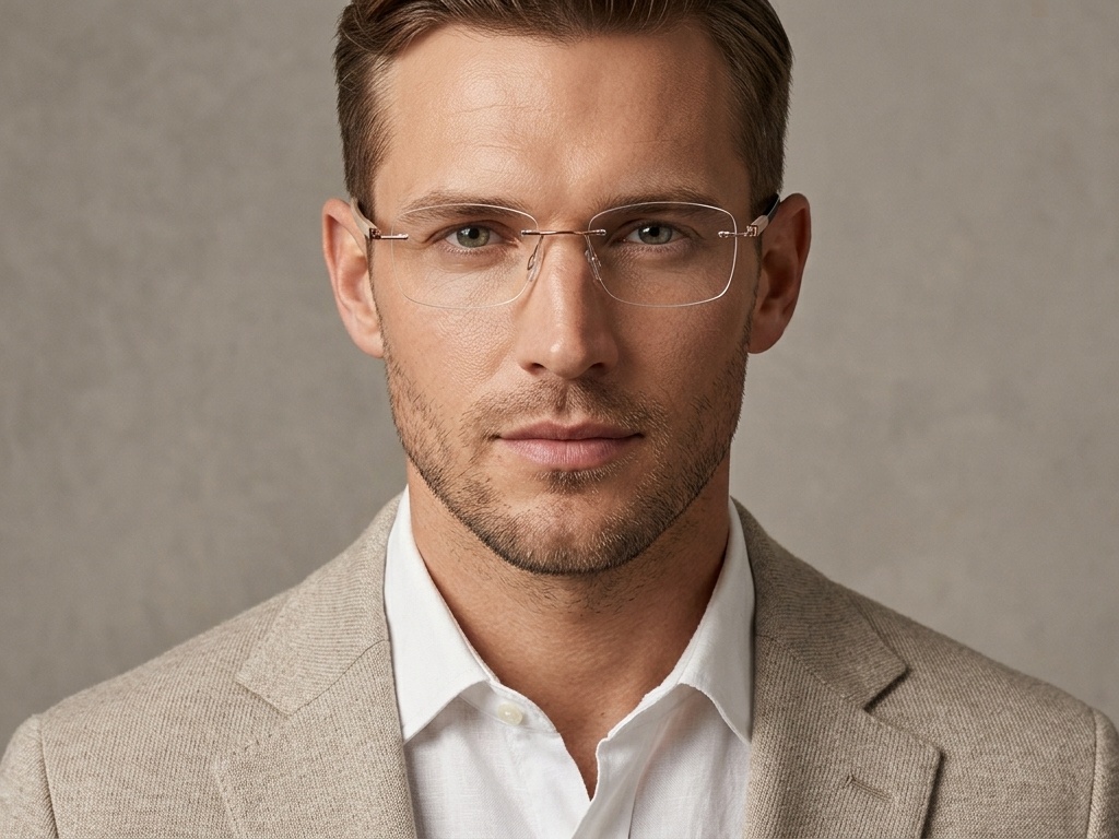 BS2012-0835_Golden_Invisible_Metal_Glasses-tryon_male