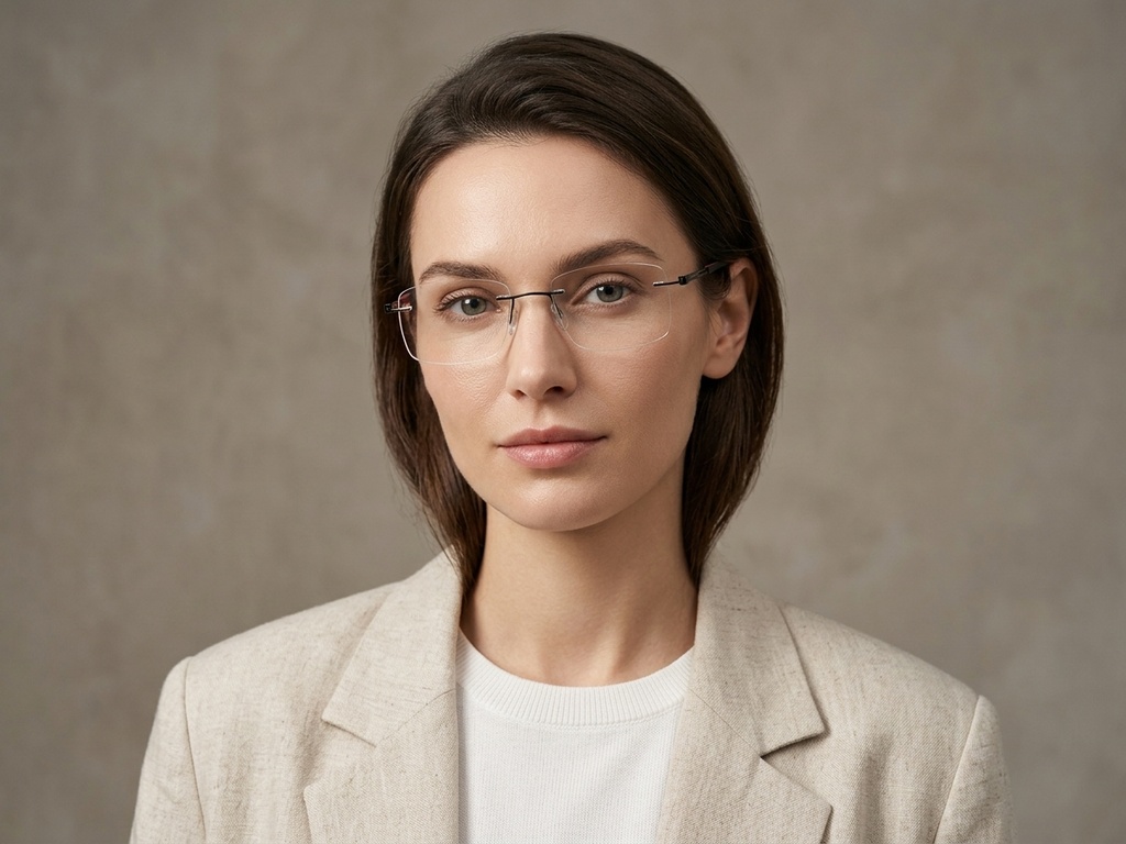 BS2012-0839_Black_Invisible_Metal_Glasses-tryon_female