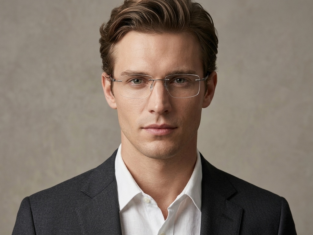 BS2012-0854_Black_Invisible_Metal_Glasses-tryon_male