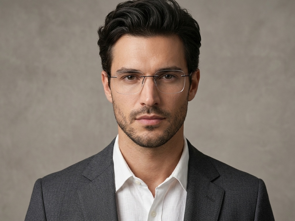 BS2012-0857_Black_Invisible_Metal_Glasses-tryon_male