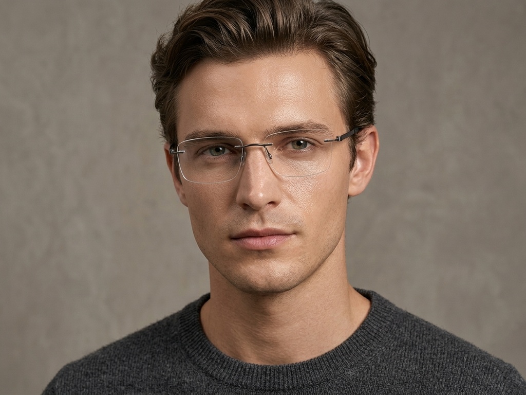 BS2012-0860_Grey_Invisible_Metal_Glasses-tryon_male