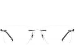 BS2012-0863_Black_Invisible_Metal_Glasses_front