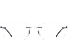 BS2012-0863_Black_Invisible_Metal_Glasses_front