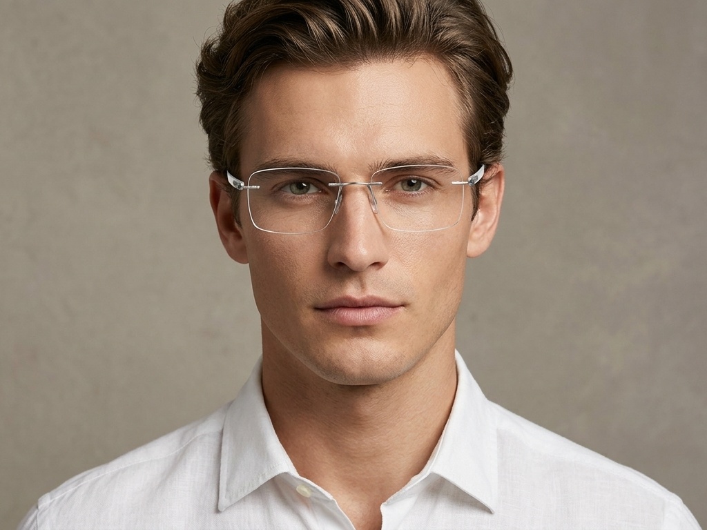 BS2012-0865_Silver_Invisible_Metal_Glasses-tryon_male