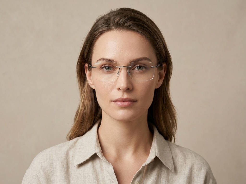 BS2012-0866_Grey_Invisible_Metal_Glasses-tryon_female
