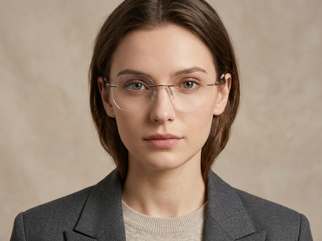 BS2012-0897_Brown_Invisible_Metal_Glasses-tryon_female