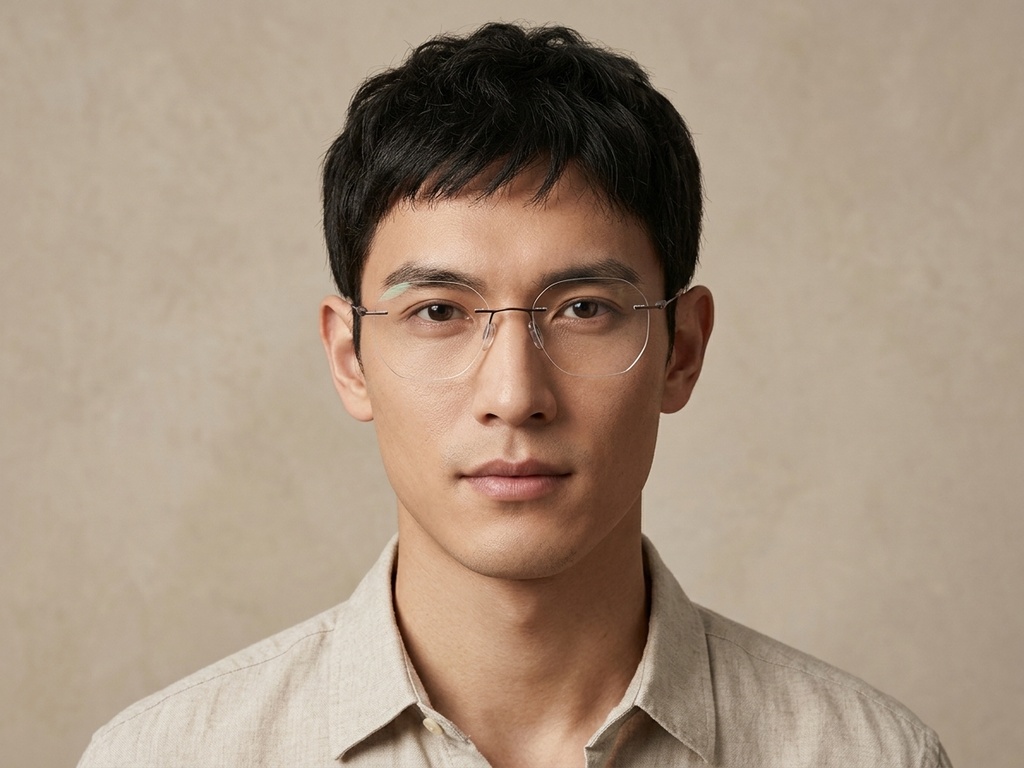 BS2012-0897_Brown_Invisible_Metal_Glasses-tryon_male