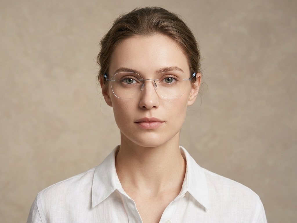 BS2012-0898_Grey_Invisible_Metal_Glasses-tryon_female