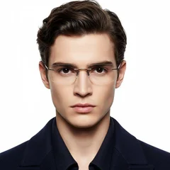 bs2012-0909_brown_invisible_metal_glasses_model