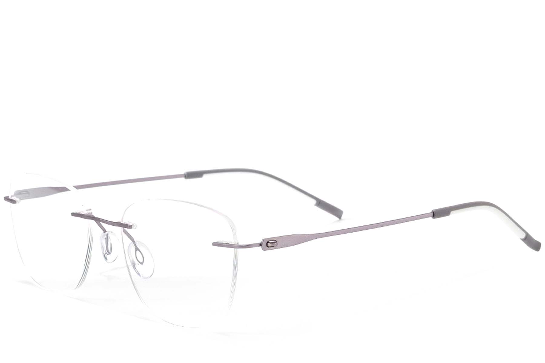 Invisible Purple Metal Glasses #BS2012-0915