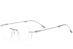 Invisible Purple Metal Glasses #BS2012-0920