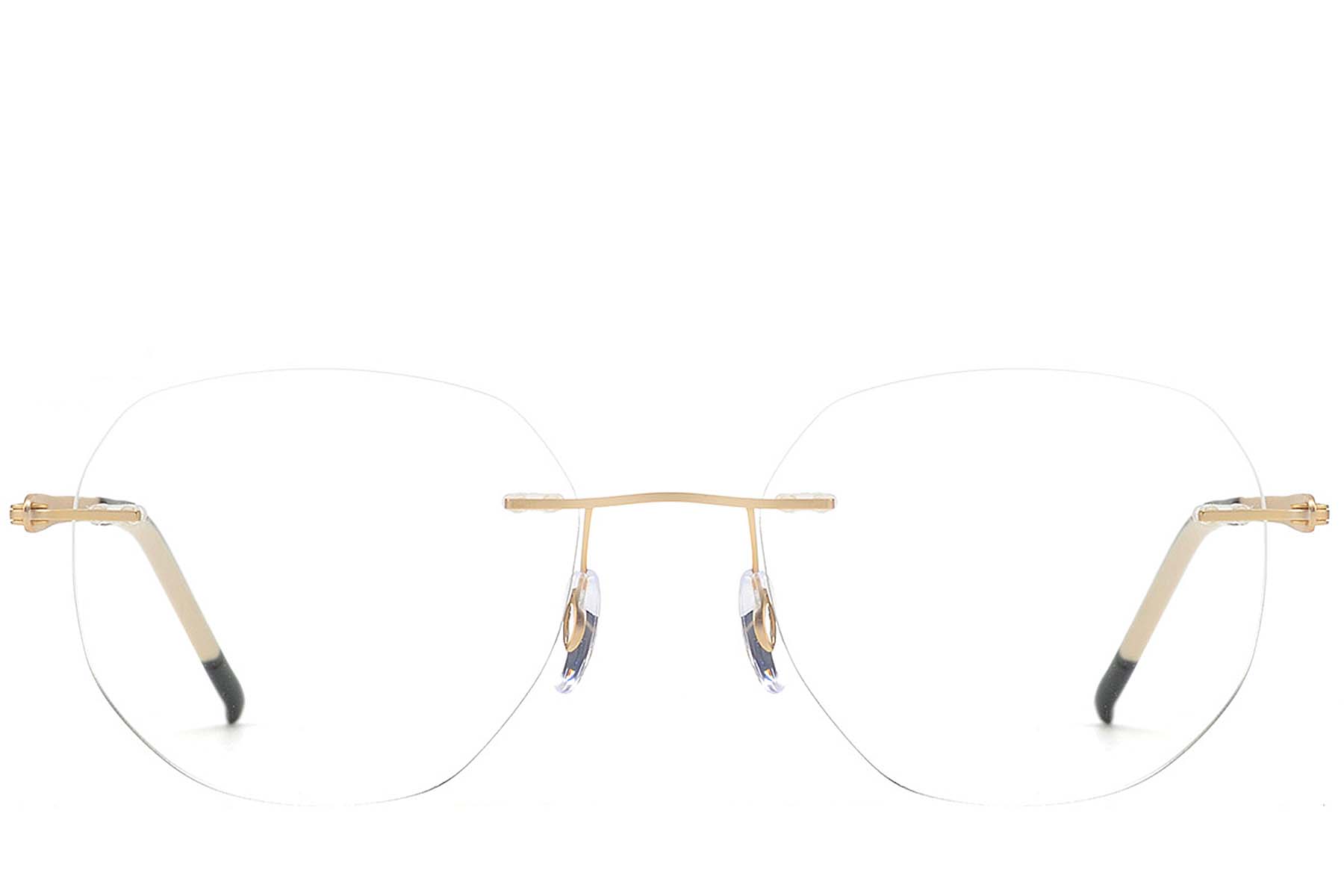 BS2012-0922_Golden_Invisible_Metal_Glasses_front