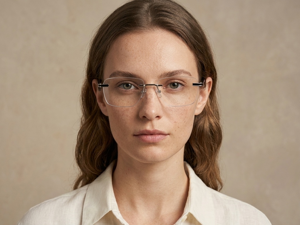 BS2012-0936_Golden_Invisible_Metal_Glasses-tryon_female