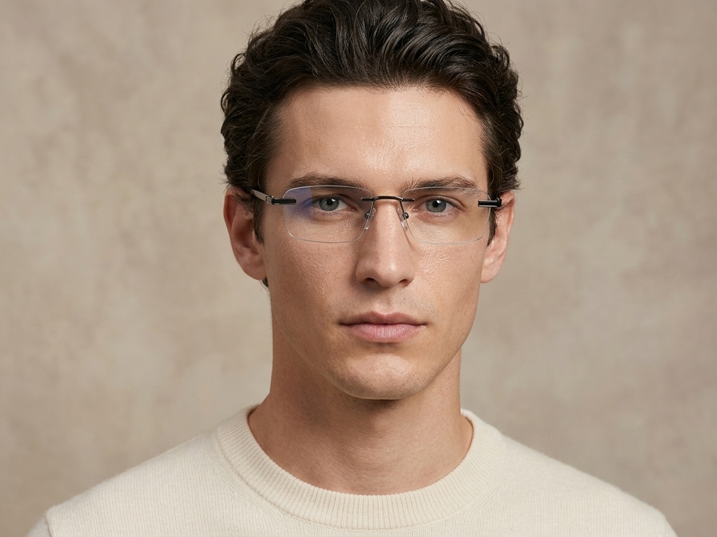 BS2012-0940_Grey_Invisible_Metal_Glasses-tryon_male