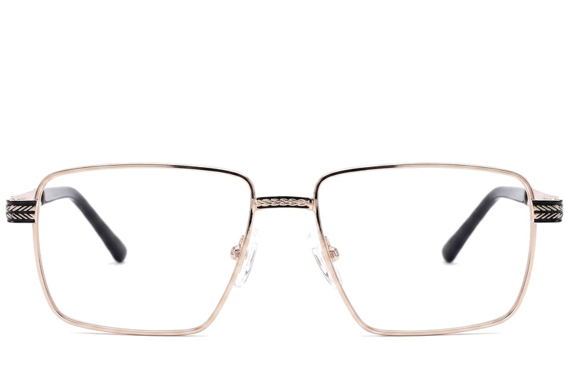 BS2012-0944_Golden_Rectangular_Metal_Glasses_corner-front