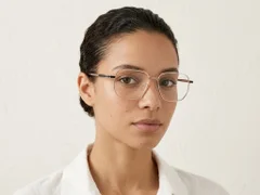 BS2012-0949_Golden_Rectangular_Metal_Glasses-tryon_female