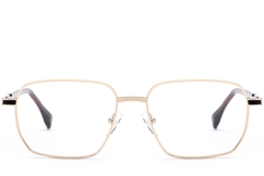 BS2012-0949_Golden_Rectangular_Metal_Glasses_front
