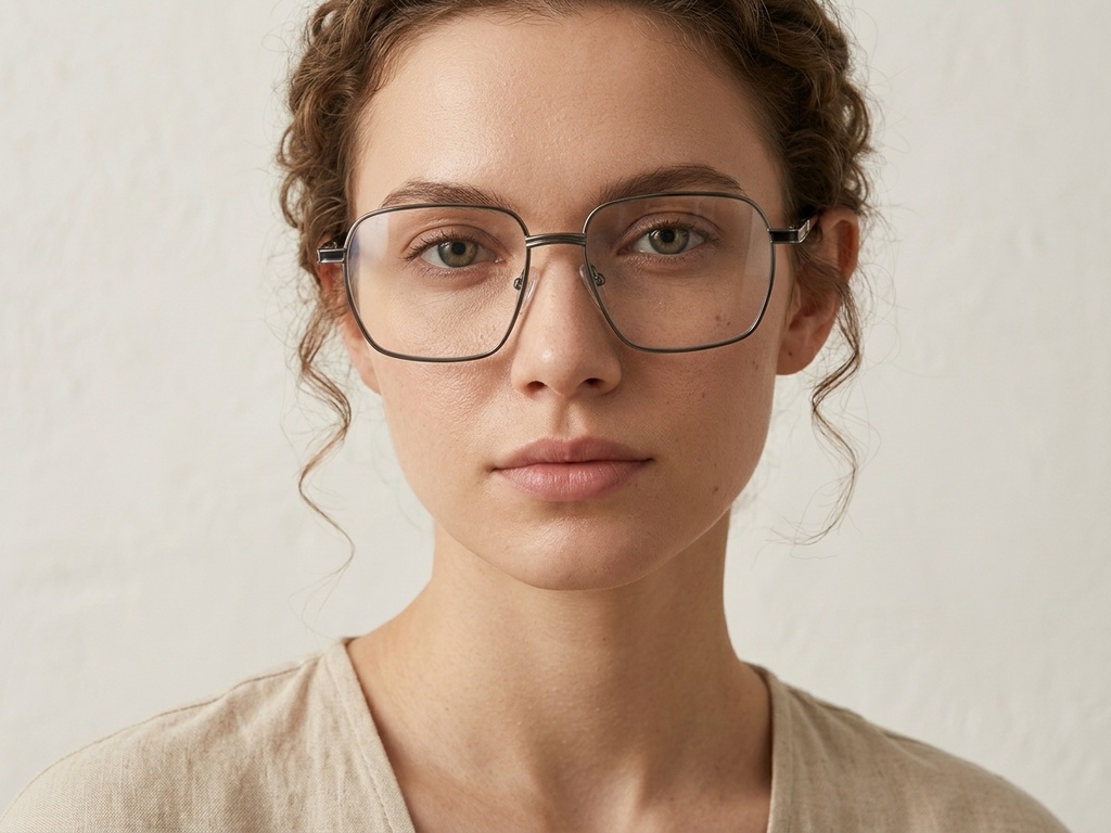 BS2012-0950_Grey_Rectangular_Metal_Glasses_corner-tryon_female