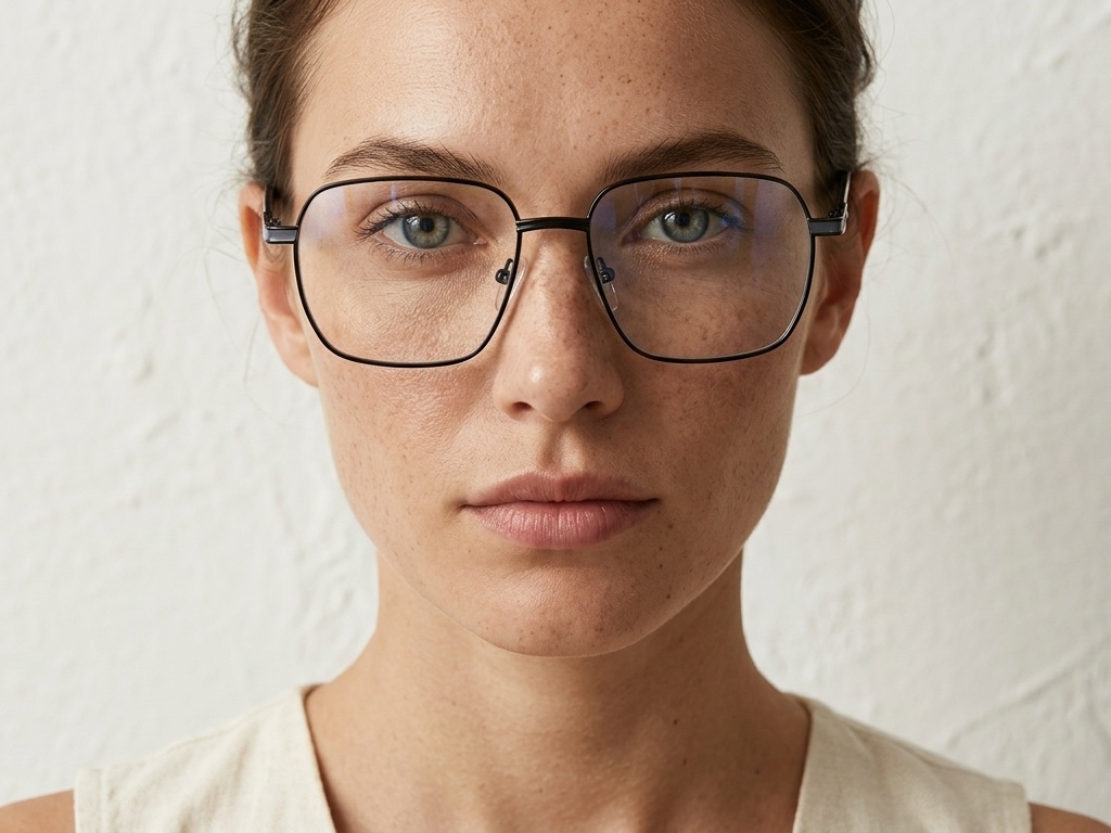 BS2012-0951_Black_Rectangular_Metal_Glasses_corner-tryon_female