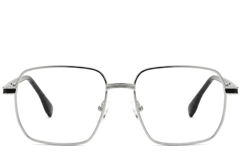 BS2012-0952_Silver_Rectangular_Metal_Glasses_corner-front