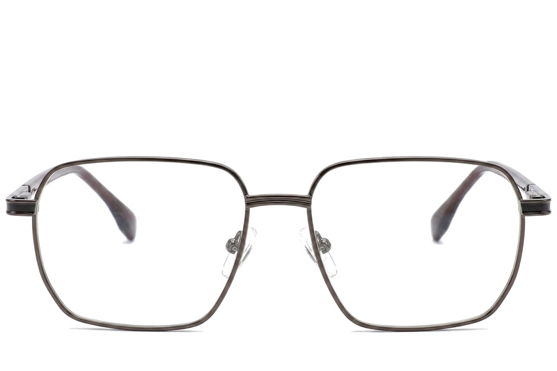 BS2012-0953_Brown_Rectangular_Metal_Glasses_corner-front