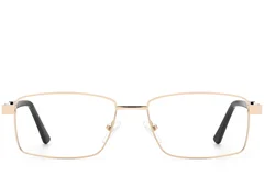 BS2012-1000_Golden_Rectangular_Metal_Glasses_front