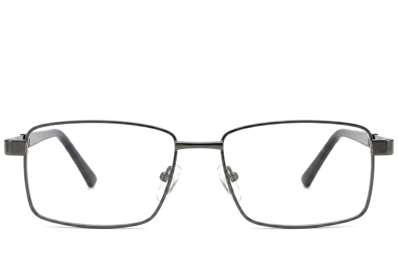 BS2012-1001_Grey_Rectangular_Metal_Glasses_corner-front
