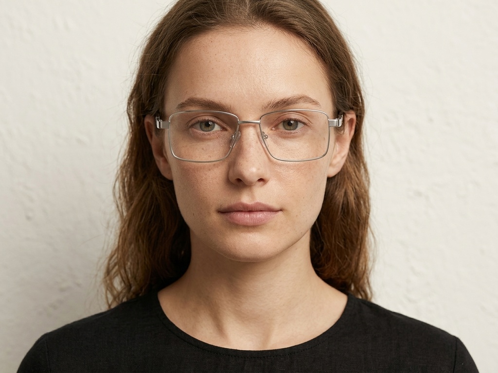 BS2012-1003_Silver_Rectangular_Metal_Glasses_corner-tryon_female