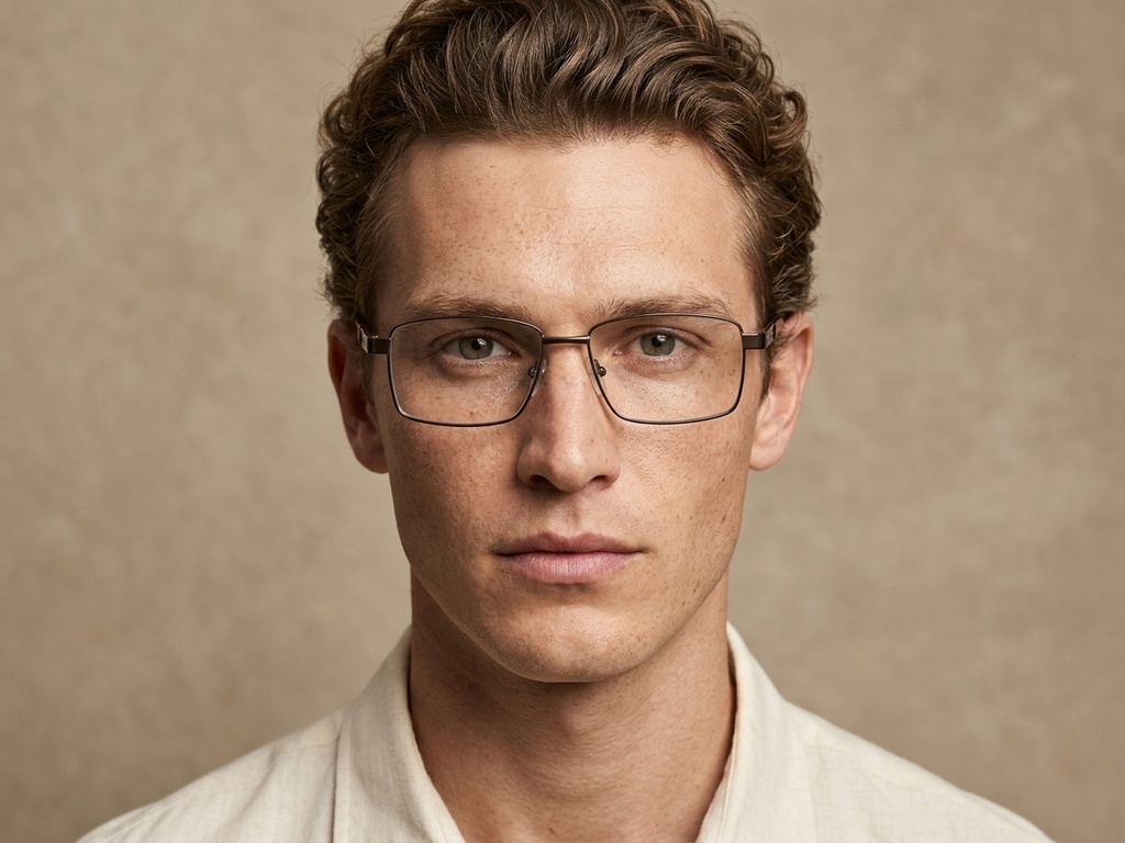 BS2012-1004_Brown_Rectangular_Metal_Glasses_corner-tryon_male