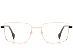 BS2012-1005_Golden_Rectangular_Metal_Glasses_front