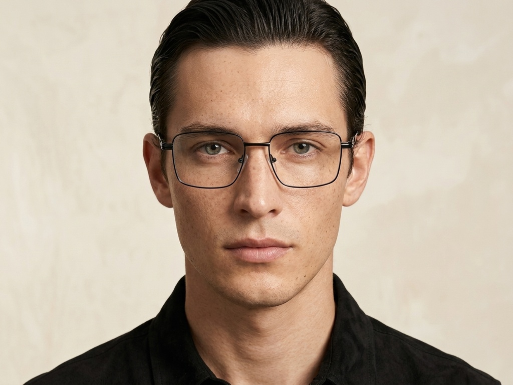 BS2012-1007_Black_Rectangular_Metal_Glasses_corner-tryon_male