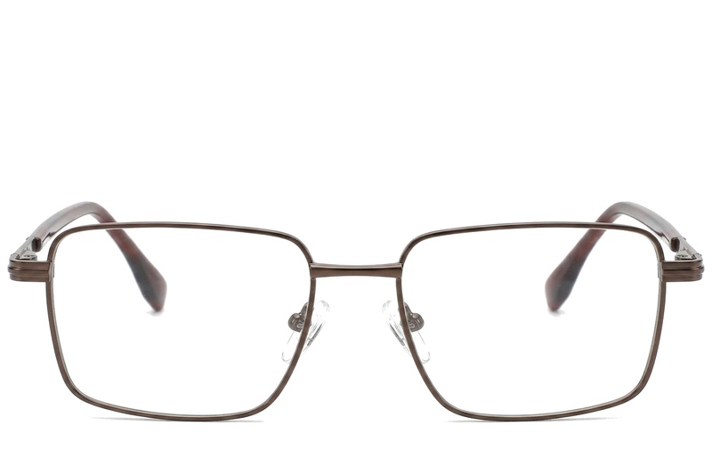 BS2012-1009_Brown_Rectangular_Metal_Glasses_corner-front