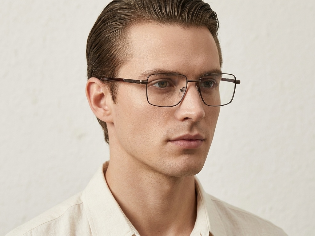 BS2012-1009_Brown_Rectangular_Metal_Glasses_corner-tryon_male