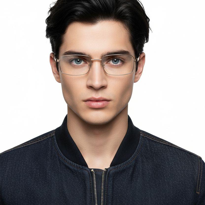 bs2012-1010_golden_rectangular_metal_glasses_model