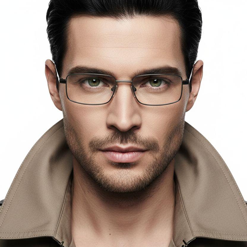 bs2012-1011_brown_rectangular_metal_glasses_model