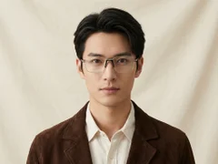 BS2012-1012_Golden_Rectangular_Metal_Glasses-tryon_male