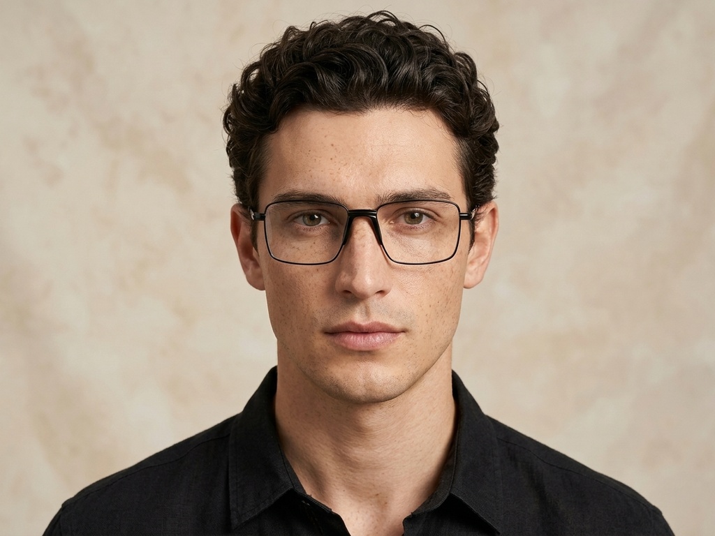 BS2012-1014_Black_Rectangular_Metal_Glasses_corner-tryon_male