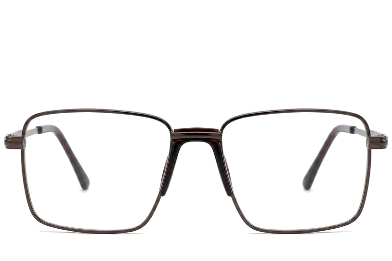 BS2012-1016_Brown_Rectangular_Metal_Glasses_corner-front