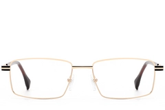 BS2012-1017_Golden_Rectangular_Metal_Glasses_front