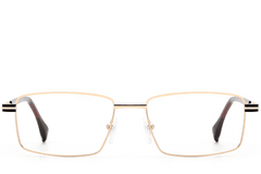 BS2012-1017_Golden_Rectangular_Metal_Glasses_front