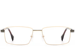 BS2012-1017_Golden_Rectangular_Metal_Glasses_front