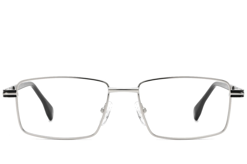 BS2012-1020_Silver_Rectangular_Metal_Glasses_corner-front