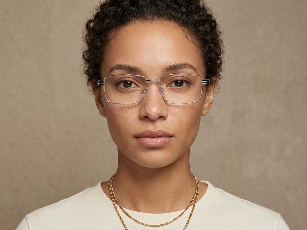 BS2012-1020_Silver_Rectangular_Metal_Glasses_corner-tryon_female