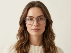 BS2012-1024_Brown_Rectangular_Metal_Glasses_corner-tryon_female