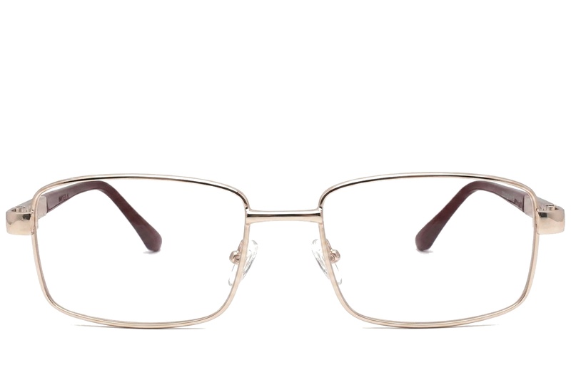 BS2012-1033_Golden_Rectangular_Metal_Glasses_corner-front