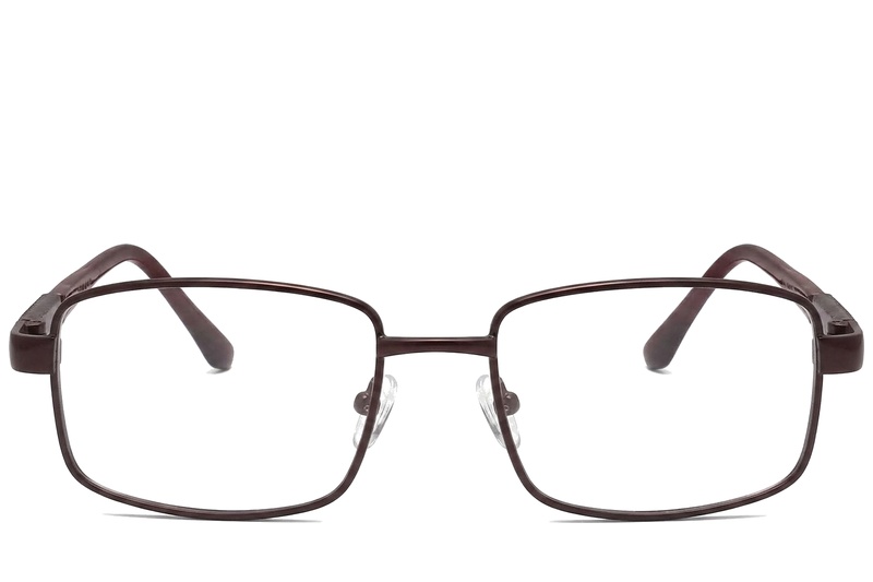 BS2012-1035_Brown_Rectangular_Metal_Glasses_corner-front